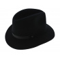 Foldable Wool Felt Traveller Hat The Atlas Black - Coal