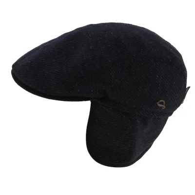 Navy Jackson Gore Tex Ear Flap Cap - Gottmann - Traclet Boutique Reference: 2154 | Traclet Hat Shop