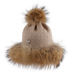 Aida Fur Pompom Beanie - Pipolaki