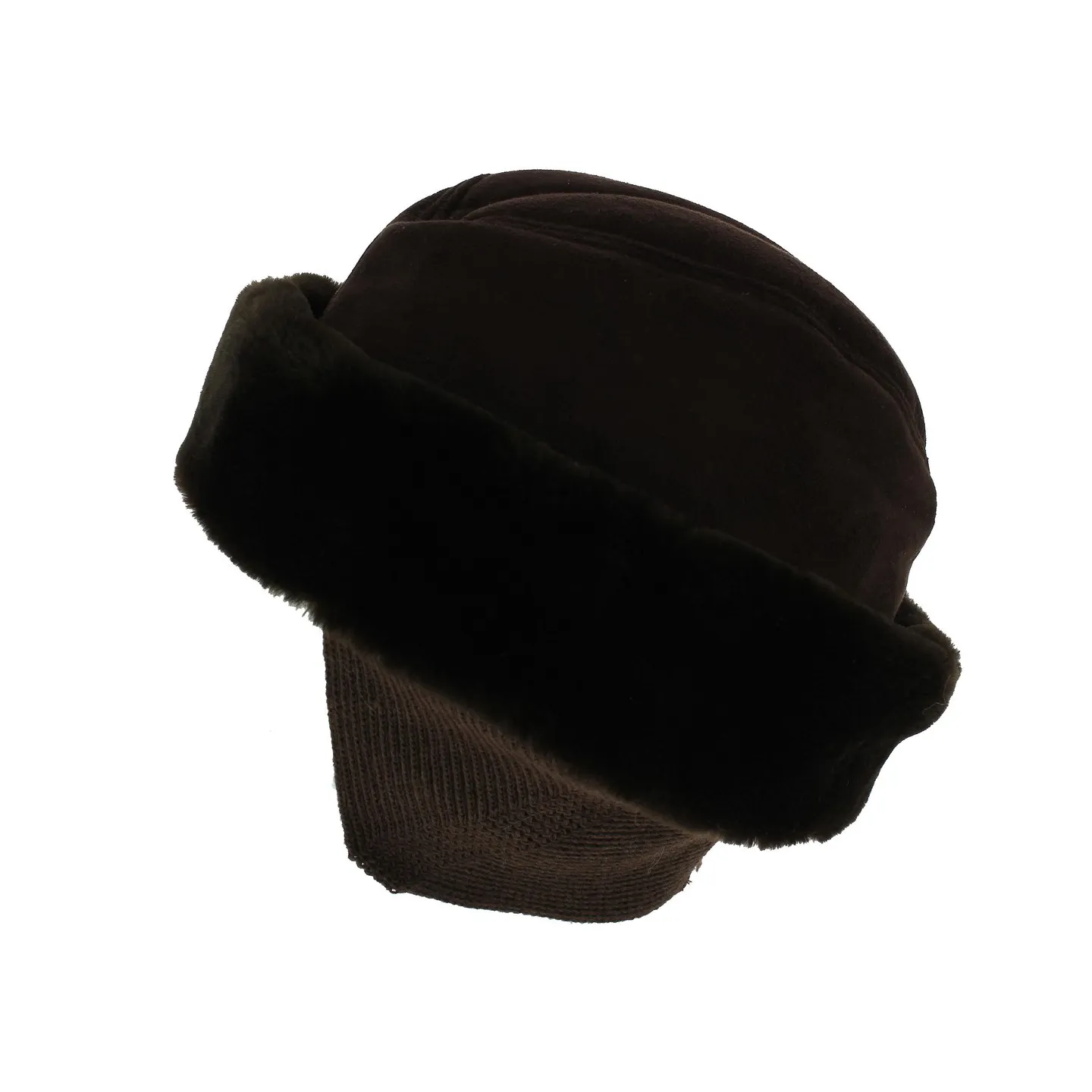 Toque Cache-Oreilles Caucase Fausse Fourrure Marron - Traclet Reference : 5918 | Chapellerie Traclet
