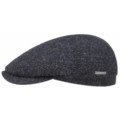 Drive Flat Cap Wool Grey Blue - Stetson Reference: 7152 | Chapellerie Traclet