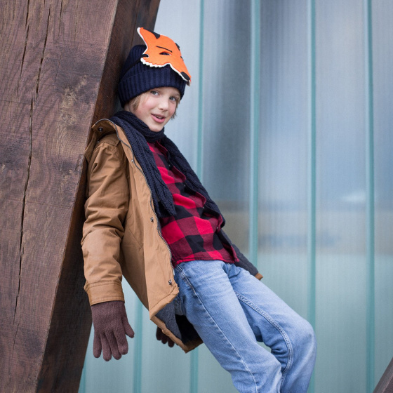 Children's Barts fox head beanie