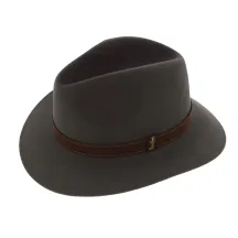 borsalino rain proof fur felt hat olive - borsalino rabbit fur hat Reference: 2999 | Chapellerie Traclet
