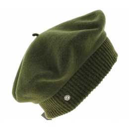 Beret Parisienne Héritage par Laulhère - Kaki