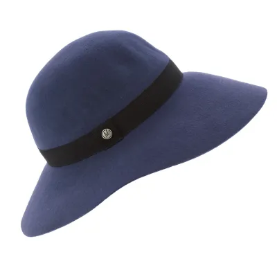 Capeline Lorelei Feutre Laine Bleu - Traclet Reference : 7681 | Chapellerie Traclet