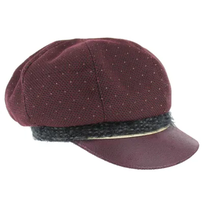 Casquette Gavroche Zerin Violine Coton- Mtm Reference : 5912 | Chapellerie Traclet