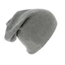Bonnet Grey Mel Long Oversize-Traclet-Gris Reference : 3645 | Chapellerie Traclet