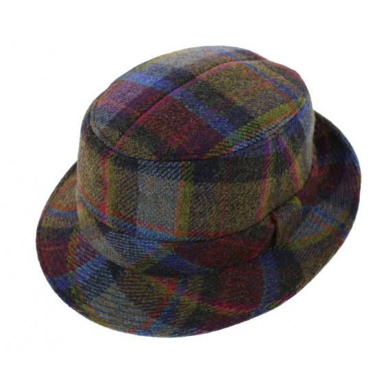 Chapeau Trilby Berlin Style Tweed Laine - Crambes