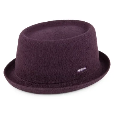 KANGOL Plum Mowbray Bamboo Pork Pie Hat Reference: 2250 | Traclet Hat Shop