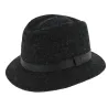 Chapeau Traveller Blarney Laine Harris Tweed Anthracite - Traclet Reference : 7689 | Chapellerie Traclet