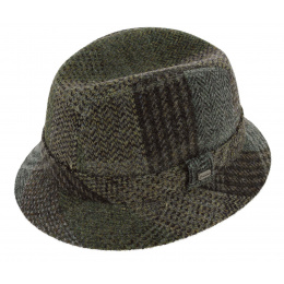 Jeffrey English Bucket Hat Harris Tweed Wool - Crambes