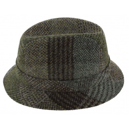 Jeffrey English Bucket Hat Harris Tweed Wool - Crambes