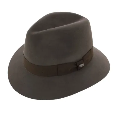 Brown Fur Felt Traveller Hat Scott - Crambes Reference: 1594 | Traclet Hat Shop