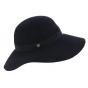 Wool Wide-Brim Hat - Navy Lorelei