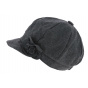 Grey Wool Dahlia Newsboy Cap - Traclet