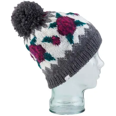 The rose charcoal beanie - Coal Reference: 6299 | Chapellerie Traclet