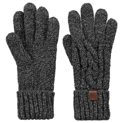 Grey Acrylic Twister Gloves - Barts Reference: 1648 | Chapellerie Traclet