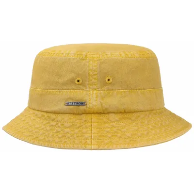 Bob Dyed Coton Délavé Moutarde - Stetson Reference : 2514 | Chapellerie Traclet