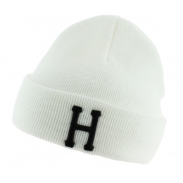 Classic H Acrylic White Beanie - Huf