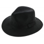 Traveller Creek Style Leather Hat Black - Aussie Apparel