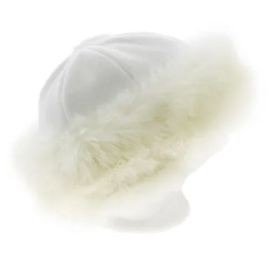 Toque Chamonix Fourrure - Blanc cassé