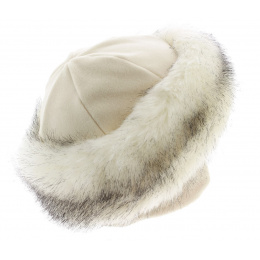 Chamonix Fur Toque - Ecru