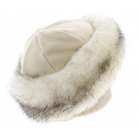 Chamonix Fur Toque - Ecru