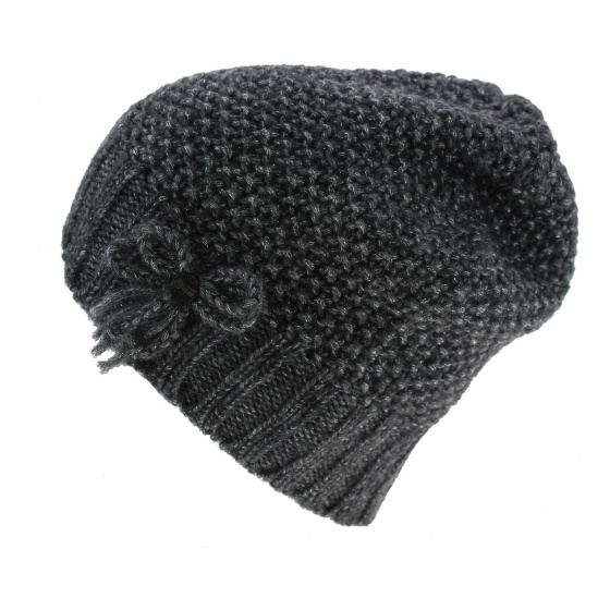 Montappone Wool & Alpaca Grey Beanie - Traclet