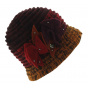 Red Acrylic Split Cloche Hat - Traclet