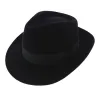 Curzio Black Fur Felt Fedora Hat - Traclet Reference: 7711 | Traclet Hatters