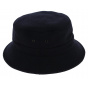 Navy Blue Wool Charter Bucket Hat - Traclet