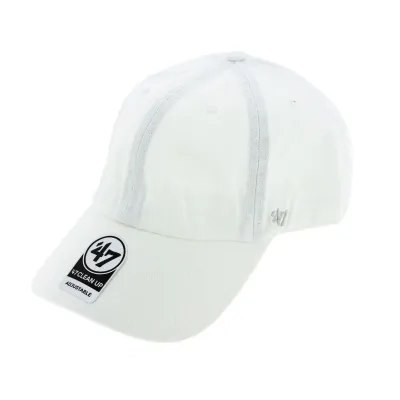Casquette Strapback CleanUp Coton Blanc - 47 Brand  Reference : 7717 | Chapellerie Traclet