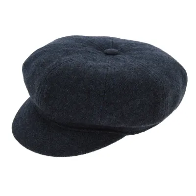 Midtown Wool Newsboy Cap Blue - Stetson Reference: 4391 | Traclet Hat Shop