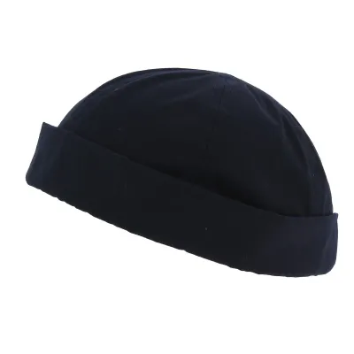 Bonnet Docker Rotterdam Imperméable Coton Marine - Traclet Reference : 7740 | Chapellerie Traclet