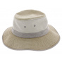 Durban Cotton Safari Hat Beige - Crambes
