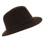 McGofer Traveller Hat with Ear Flaps Wool Felt Brown - Herman