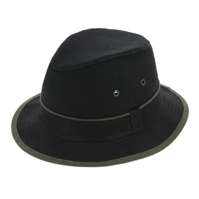 Black Colamtiss Rain Hat - Traclet Reference: 7750 | Traclet Hat Shop