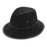 Black Colamtiss Rain Hat - Traclet Reference: 7750 | Traclet Hat Shop
