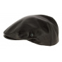 Brown Leather Flat Cap Northland - City Sport