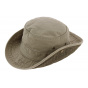 Kids' Adventure Bucket Hat UPF50+ Cotton Beige - Traclet