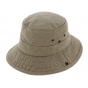 Kids' Adventure Bucket Hat UPF50+ Cotton Beige - Traclet