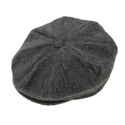 Irish cap Octagon grey - Hanna hats