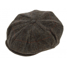 Brown Octagon Irish cap - Hanna hats