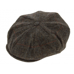 Brown Octagon Irish Cap - Hanna Hats