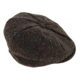 Irish cap gray chevron