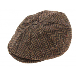 Londonderry Herringbone Wool Cap - Hanna Hats