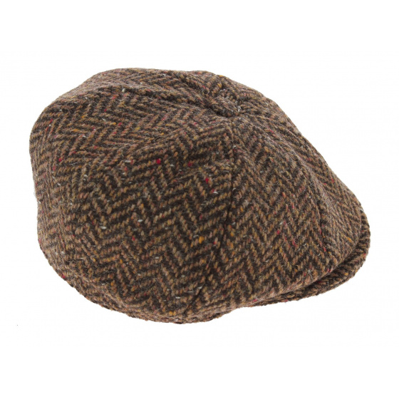 Londonderry Herringbone Wool Cap - Hanna Hats