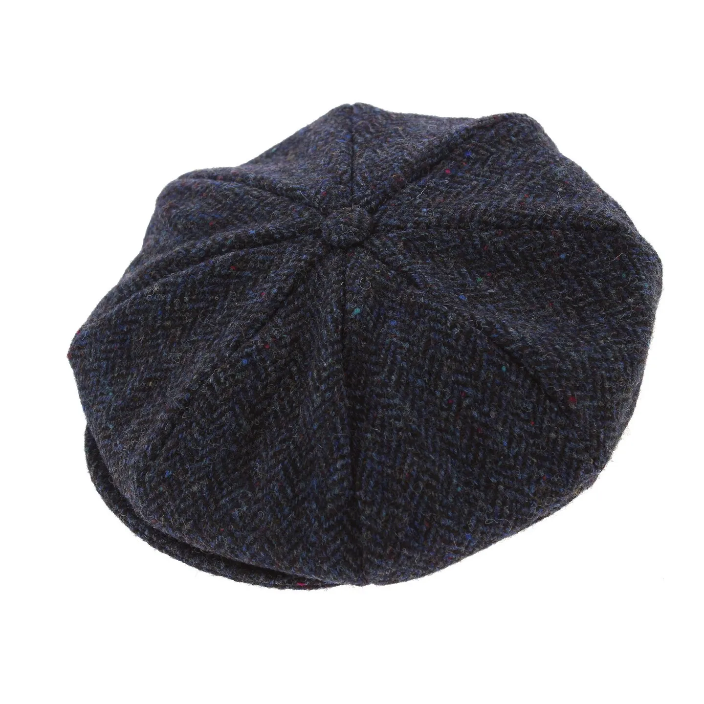casquette irlandaise chevron bleu foncé - made in Irlande