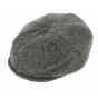 Irish Foxford Wool Tweed Grey Cap - Hanna Hats