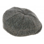 Irish Foxford Wool Tweed Grey Cap - Hanna Hats